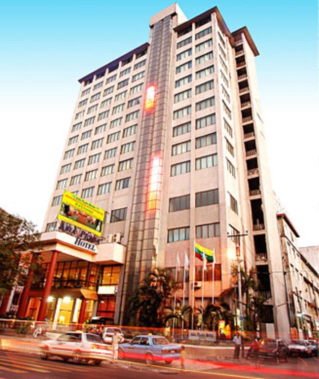 Asia Plaza Hotel Yangon Exterior foto